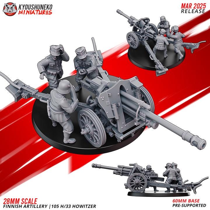Weird War Support Squad 7pcs – Finnish Set PAK, RPG – 28mm 32mm WW2 Sci Fi Wargame Konflikt 47 / Bolt Action Proxy