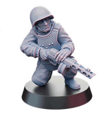 Weird War Infantry Squad – Riflemen Soviet (5 Miniatures) – 28mm 32mm WW2 - Tabletop Wargame Konflikt 47 / Bolt Action Proxy