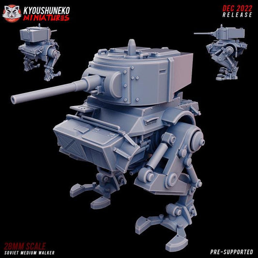 Weird War Heavy Walker –  Soviet – 28mm 32mm WW2 - Tabletop Wargame Konflikt 47 / Bolt Action Proxy