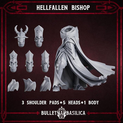 Grimdark Trench Warfare Proxy Miniatures – Unholy Priest Multi Set 33 Parts