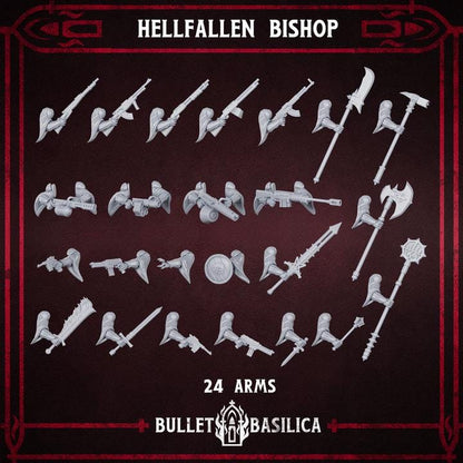 Grimdark Trench Warfare Proxy Miniatures – Unholy Priest Multi Set 33 Parts