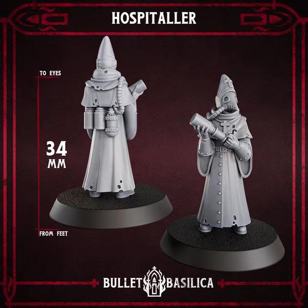 Grimdark Trench Warfare Proxy Miniatures – Torquemadas Inquisition Complete Set (41 Miniatures) – 32mm Resin Warband