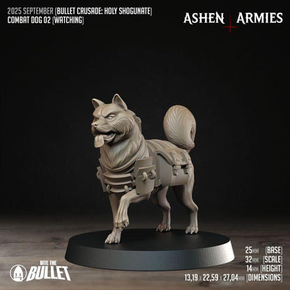Grimdark Trench Warfare Dog Pack B –  3 Models Proxy Miniatures for Tabletop Wargaming