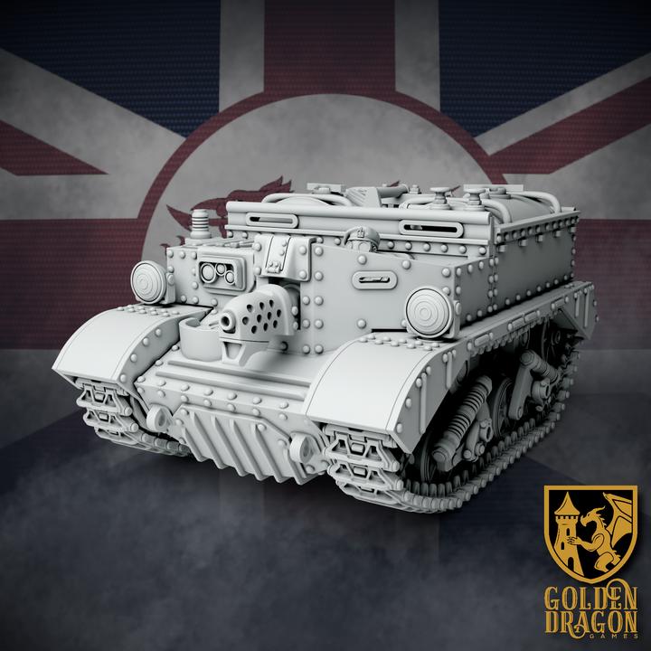 Weird War Unviersal Carriers – Mk. Troop or Fuel Transport – British Commonwealth - 28mm 32mm Sci-Fi WWII Tabletop Proxies