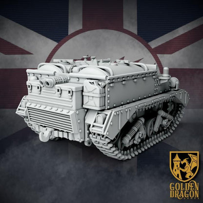 Weird War Unviersal Carriers – Mk. Troop or Fuel Transport – British Commonwealth - 28mm 32mm Sci-Fi WWII Tabletop Proxies