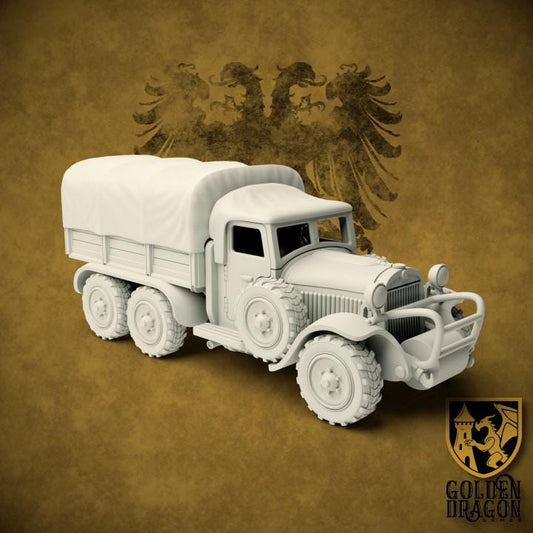 Weird War Opel Blitz – Support Transport Medic – 28mm 32mm WW2 - Tabletop Wargame Konflikt 47 / Bolt Action Proxy