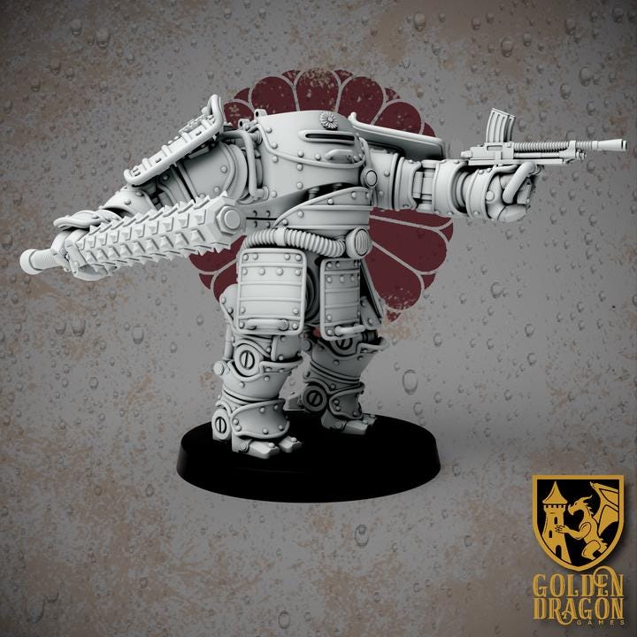 Grimdark Trench Warfare – Shogunate HMI Set Antioch – 32mm Resin Warband Grimdark Resin Miniatures