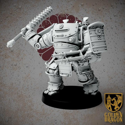 Grimdark Trench Warfare – Shogunate HMI Set Antioch – 32mm Resin Warband Grimdark Resin Miniatures