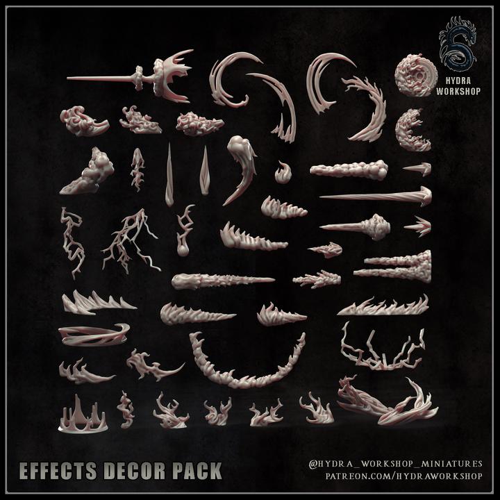 Grimdark Trench Warfare Bit Set Effects –  Bit Pack Set Proxy Miniatures for Tabletop Wargaming