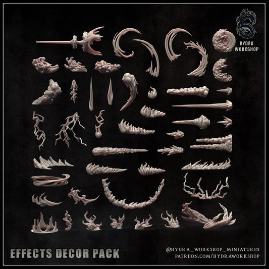 Grimdark Trench Warfare Bit Set Effects –  Bit Pack Set Proxy Miniatures for Tabletop Wargaming