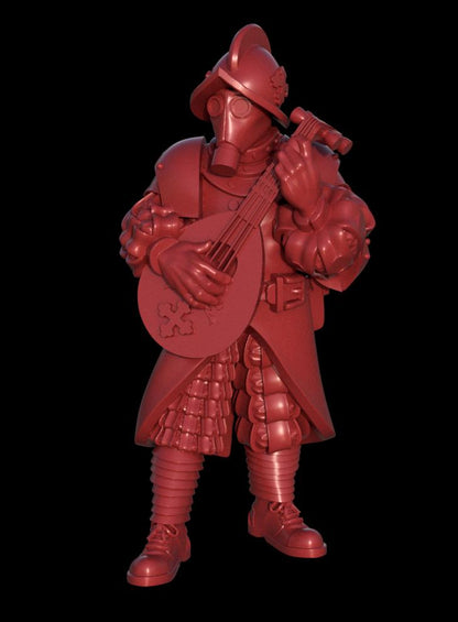 Grimdark Trench Warfare Bandcamp Musican Ultimate Set – 32mm Resin Proxy Miniatures Warband(USA PDDP Paid)