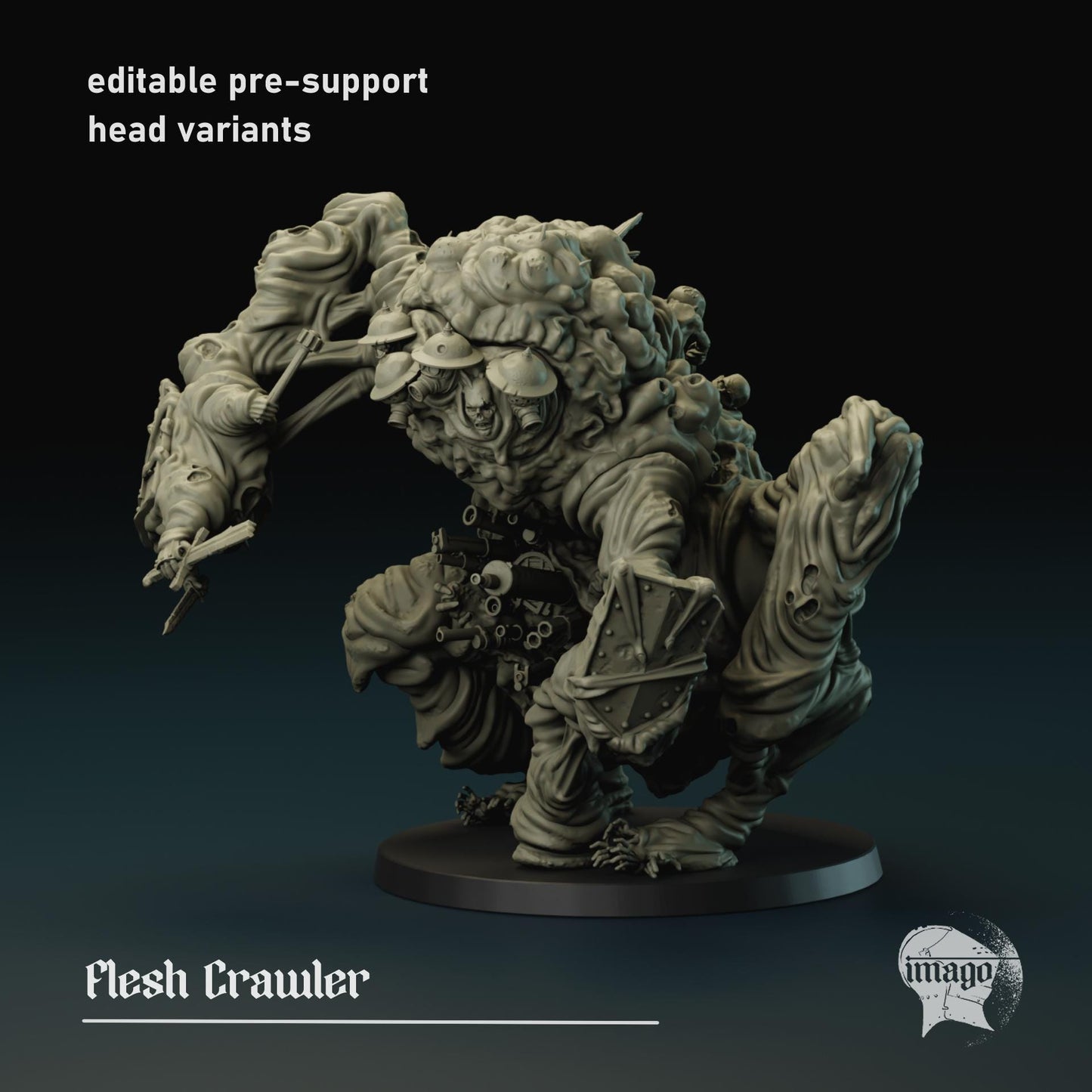 Grimdark Trench Warfare Proxy Miniatures – Almalgam Grail Tabletop WW1 WW2 SCI FI Wargame