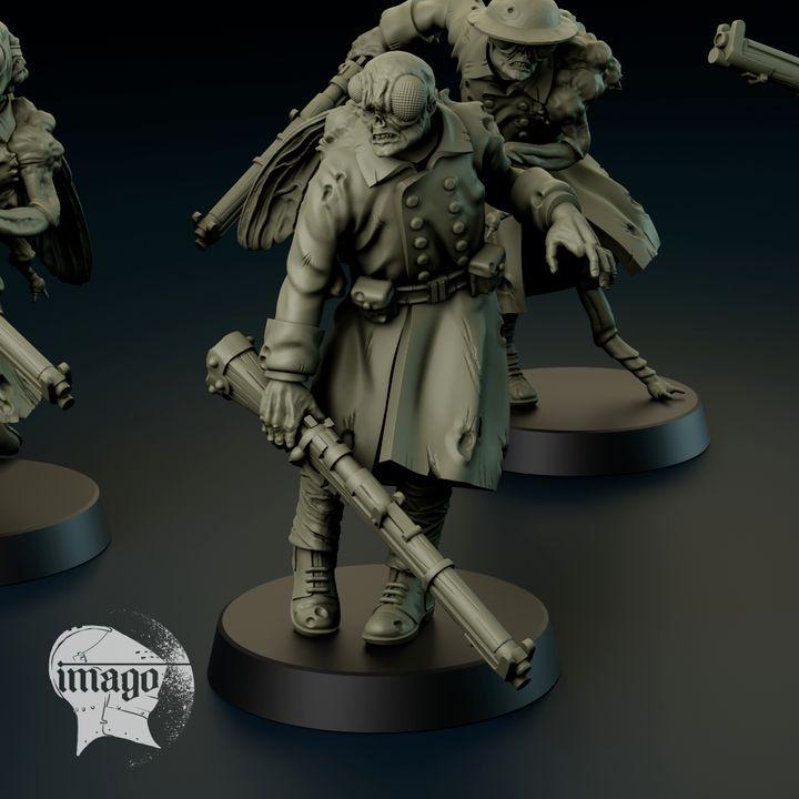Grimdark Trench Warfare Proxy Miniatures – Mourning Thralls Grail Tabletop WW1 WW2 SCI FI Wargame