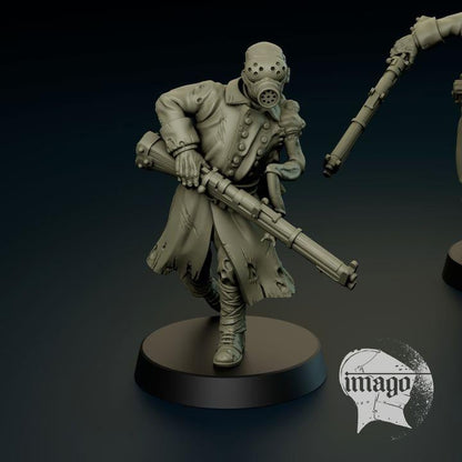 Grimdark Trench Warfare Proxy Miniatures – Mourning Thralls Grail Tabletop WW1 WW2 SCI FI Wargame