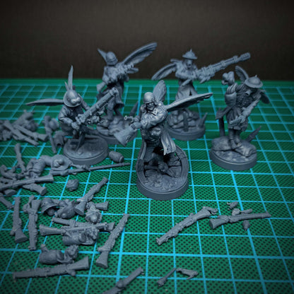 Grimdark Trench Warfare Proxy Miniatures – Thrall Weapon Bits Grail Tabletop WW1 WW2 SCI FI Wargame