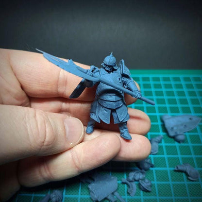 5 Miniatures Grimdark Trench Warfare Proxy Miniatures – Guard Corpse Multipart Grail Tabletop WW1 WW2 Shotgun Helbarde Shield Wargame