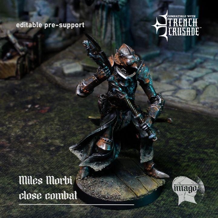 5 Miniatures Grimdark Trench Warfare Proxy Miniatures – Knight Plague Multipart Grail Tabletop WW1 WW2 Melee Wargame
