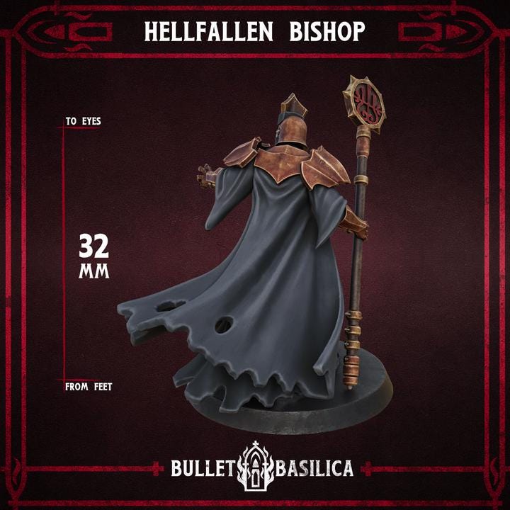 Grimdark Trench Warfare Proxy Miniatures – Unholy Priest Multi Set 33 Parts