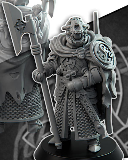 Grimdark Trench Proxy Miniature –Gaelic Observer Soldier – Tabletop Figure