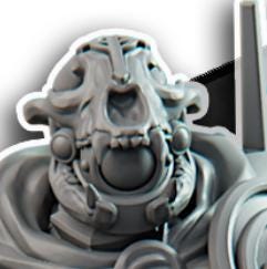Grimdark Trench Proxy Miniature –Gaelic Observer Soldier – Tabletop Figure