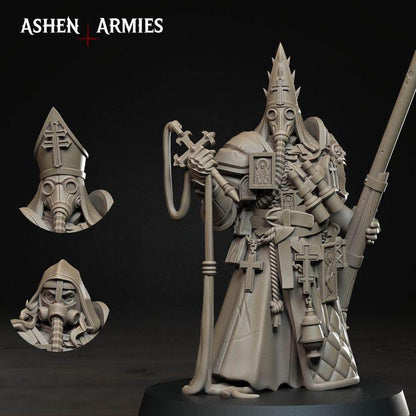 3 Minitures Grimdark Trench Warfare Castior Proxy Miniatures – Pilgrims Expansion Set Ashen Armies