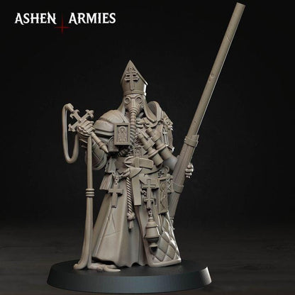 3 Minitures Grimdark Trench Warfare Castior Proxy Miniatures – Pilgrims Expansion Set Ashen Armies