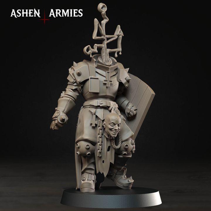 2 Miniatures Grimdark Trench Warfare Chor Singer Proxy Miniature – Cult Legion Support Character | Tabletop Wargame Compatible