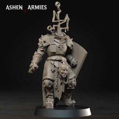 2 Miniatures Grimdark Trench Warfare Chor Singer Proxy Miniature – Cult Legion Support Character | Tabletop Wargame Compatible