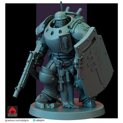 Trench Warfare Grimdark Mechanical Soldier Miniature – Heavy Mech Unit 3 – 32mm Resin Tabletop Figure – Dieselpunk Wargaming(Multipart)