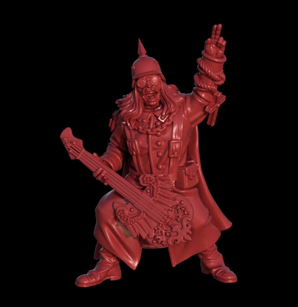 Grimdark Trench Warfare Bandcamp Musican Ultimate Set – 32mm Resin Proxy Miniatures Warband(USA PDDP Paid)