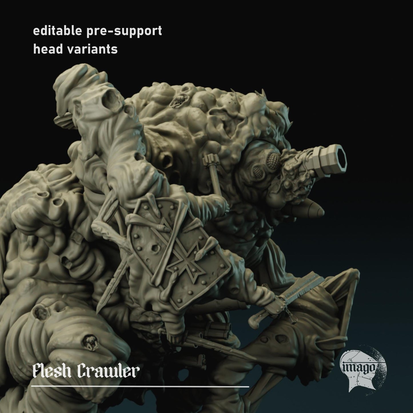 Grimdark Trench Warfare Proxy Miniatures – Almalgam Grail Tabletop WW1 WW2 SCI FI Wargame