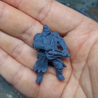 5 Miniatures Grimdark Trench Warfare Proxy Miniatures – Guard Corpse Multipart Grail Tabletop WW1 WW2 Musican Shotgun Shield Wargame