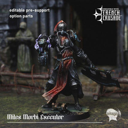5 Miniatures Grimdark Trench Warfare Proxy Miniatures – Knight Plague Multipart Grail Tabletop WW1 WW2 Executor Wargame