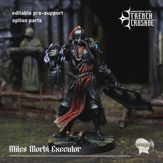 5 Miniatures Grimdark Trench Warfare Proxy Miniatures – Knight Plague Multipart Grail Tabletop WW1 WW2 Executor Wargame