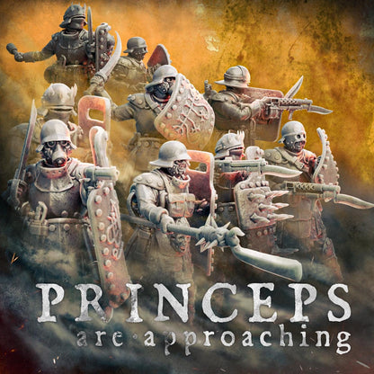Grimdark Trench Proxy Miniatures – Trooper Assault Warband Expansion Set Multiparts