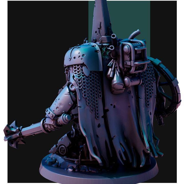 Grimdark Trench Warfare Pilgrim Heavy Construct – 32mm Resin Proxy Miniatures Elite Unit (USA PDDP Paid)