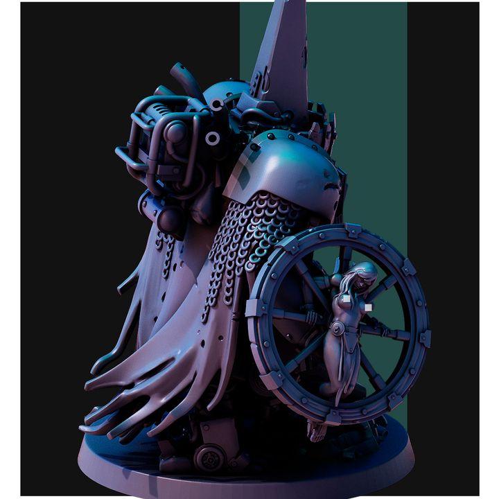 Grimdark Trench Warfare Pilgrim Heavy Construct – 32mm Resin Proxy Miniatures Elite Unit (USA PDDP Paid)