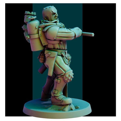 Trench Warfare Grimdark Naval Trooper Proxy Squad – Resin Wargaming Miniatures