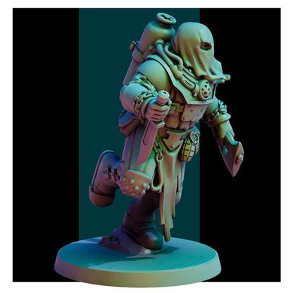 Trench Warfare Grimdark Naval Trooper Proxy Squad – Resin Wargaming Miniatures