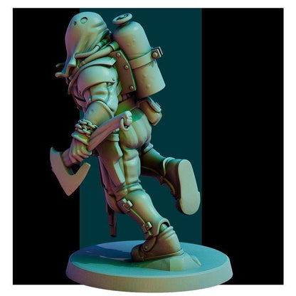 Trench Warfare Grimdark Naval Trooper Proxy Squad – Resin Wargaming Miniatures