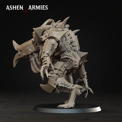 Grimdark Trench Warfare Proxy Miniatures – Wolf Beast 3 Version all include