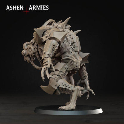 Grimdark Trench Warfare Proxy Miniatures – Wolf Beast 3 Version all include