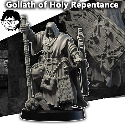 Grimdark Trench Warfare Proxy Miniature –Goliath of Holy Repentance – Tabletop Figure Wargames