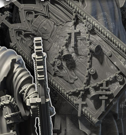 Grimdark Trench Warfare Proxy Miniature –Goliath of Holy Repentance – Tabletop Figure Wargames