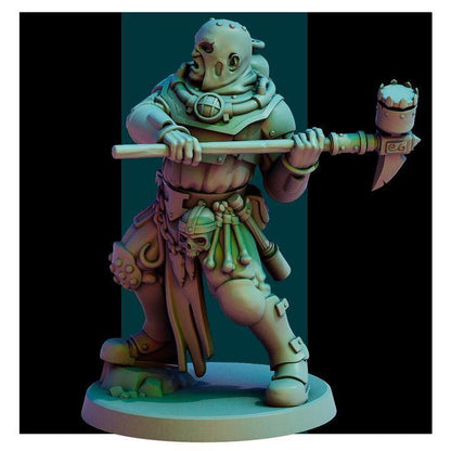 Trench Warfare Grimdark Naval Trooper Proxy Squad – Resin Wargaming Miniatures