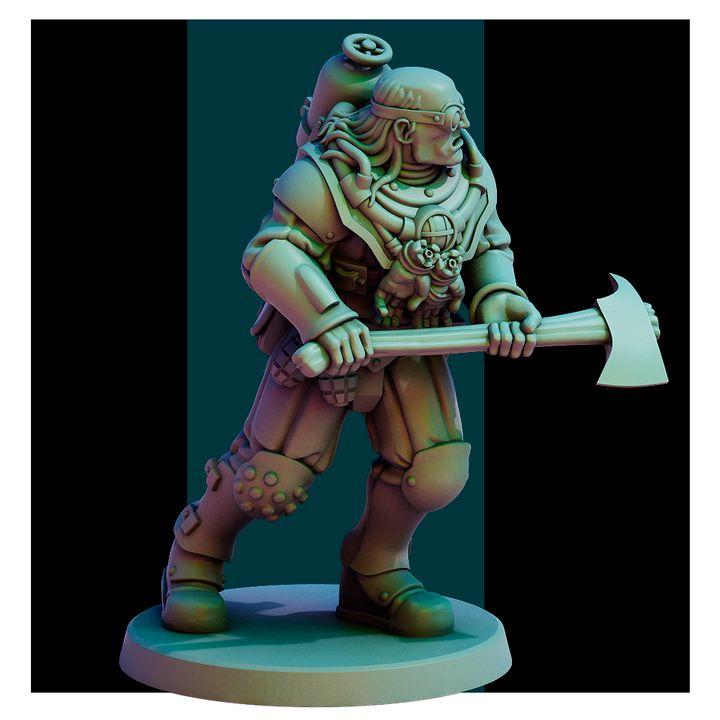Trench Warfare Grimdark Naval Trooper Proxy Squad – Resin Wargaming Miniatures