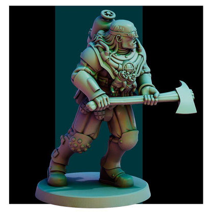 Trench Warfare Grimdark Naval Trooper Proxy Squad – Resin Wargaming Miniatures
