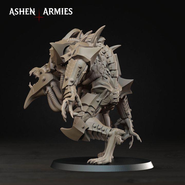 Grimdark Trench Warfare Proxy Miniatures – Wolf Beast 3 Version all include