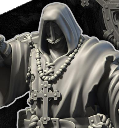 Grimdark Trench Warfare Proxy Miniature –Goliath of Holy Repentance – Tabletop Figure Wargames