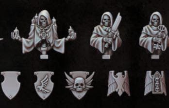 Grimdark Bit Set Gothic Dekor Set A –  Bit Pack Set 41 Parts Proxy Miniatures for Tabletop Wargaming